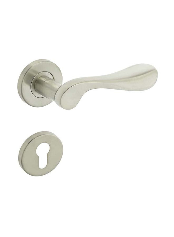 Yale Stainless Steel Door Handle Antique Brass