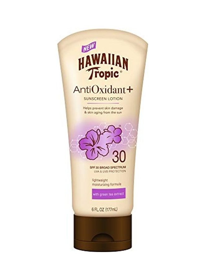 Hawaiian Tropic Antioxidant+ Sunscreen Lotion SPF 30