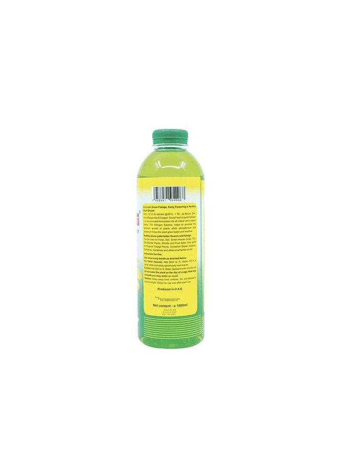 GROW FAST Liquid Fertilizer Green 1L