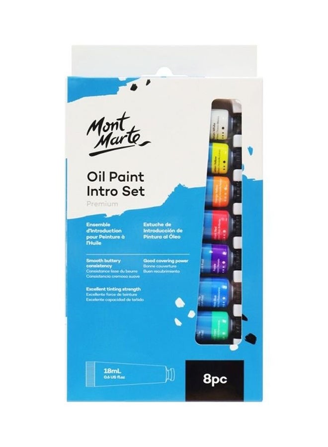 Mont Marte Oil Paint Intro Set - 8 Piece Multicolour