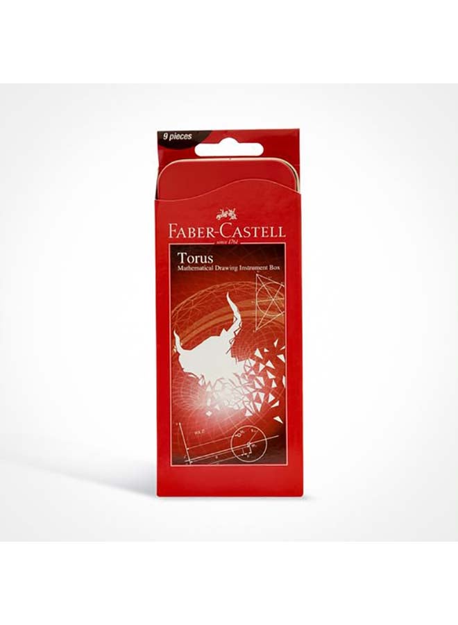 FABER-CASTELL 10-Piece Drawing Instrument Set