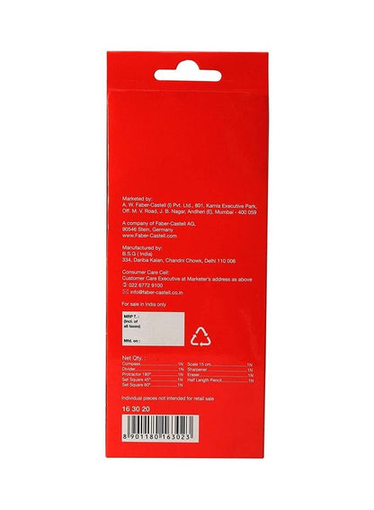 FABER-CASTELL 10-Piece Drawing Instrument Set