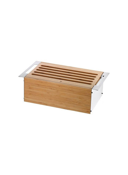 WMF Gourmet Bread Bin With Chopping Board Brown
