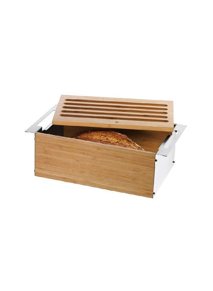 WMF Gourmet Bread Bin With Chopping Board Brown