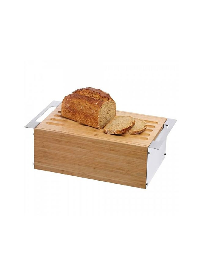 WMF Gourmet Bread Bin With Chopping Board Brown