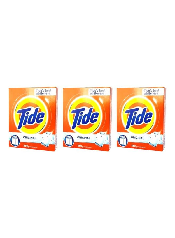 Tide Original Scent Laundry Detergent Powder Pack of 3