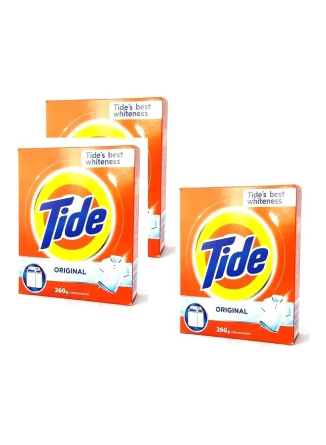 Tide Original Scent Laundry Detergent Powder Pack of 3