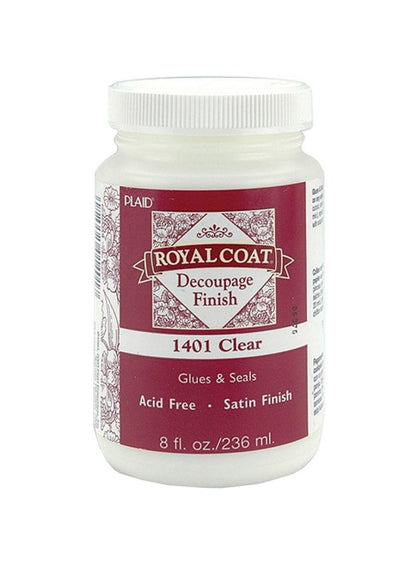 PLAID Royal Coat Decoupage Finish Glue White