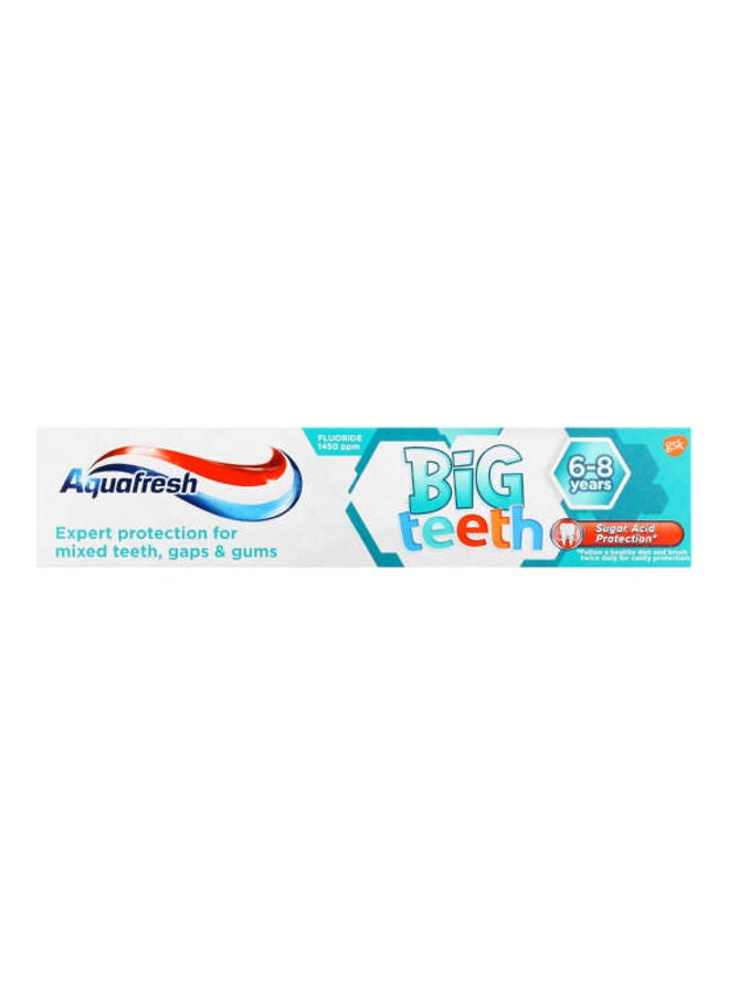 Aquafresh Big Teeth Toothpaste White 50ml