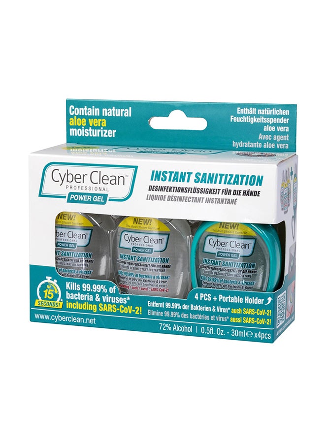 Cyber Clean Power Gel Sanitization 30ml x 4 Pcs