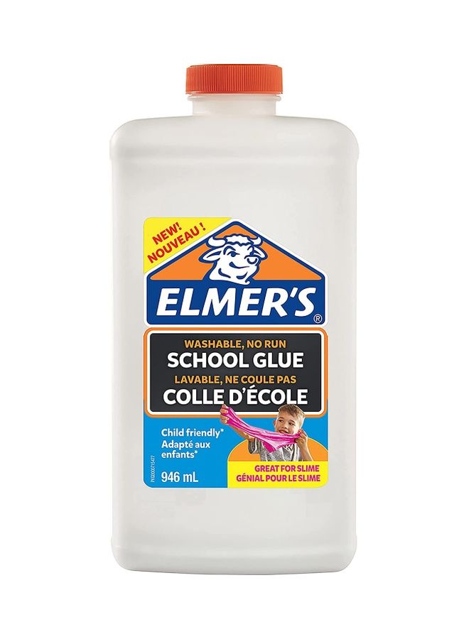ELMER'S Washable School Glue White