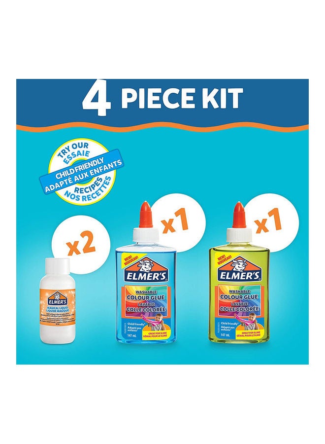 ELMER'S 4-Piece Translucent Colour Slime Kit