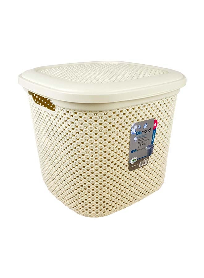Hobby Life Diamond Design Square Laundry Basket