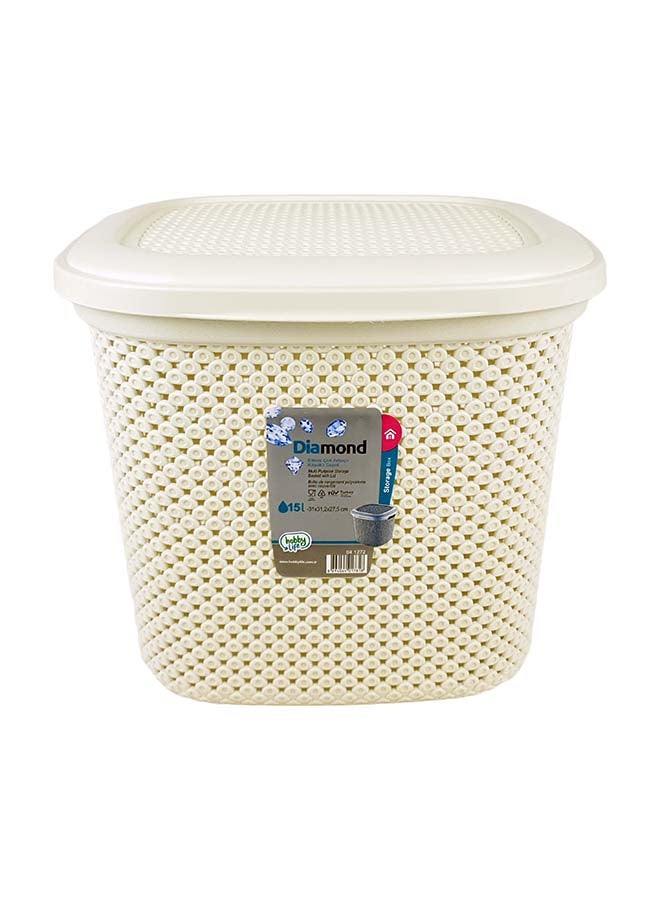 Hobby Life Diamond Design Square Laundry Basket