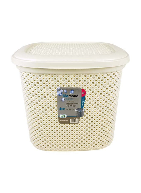 Hobby Life Diamond Design Square Laundry Basket