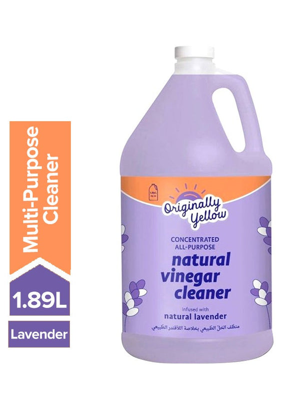 Natural Lavender Vinegar Cleaner 1.89L - Originally Yellow