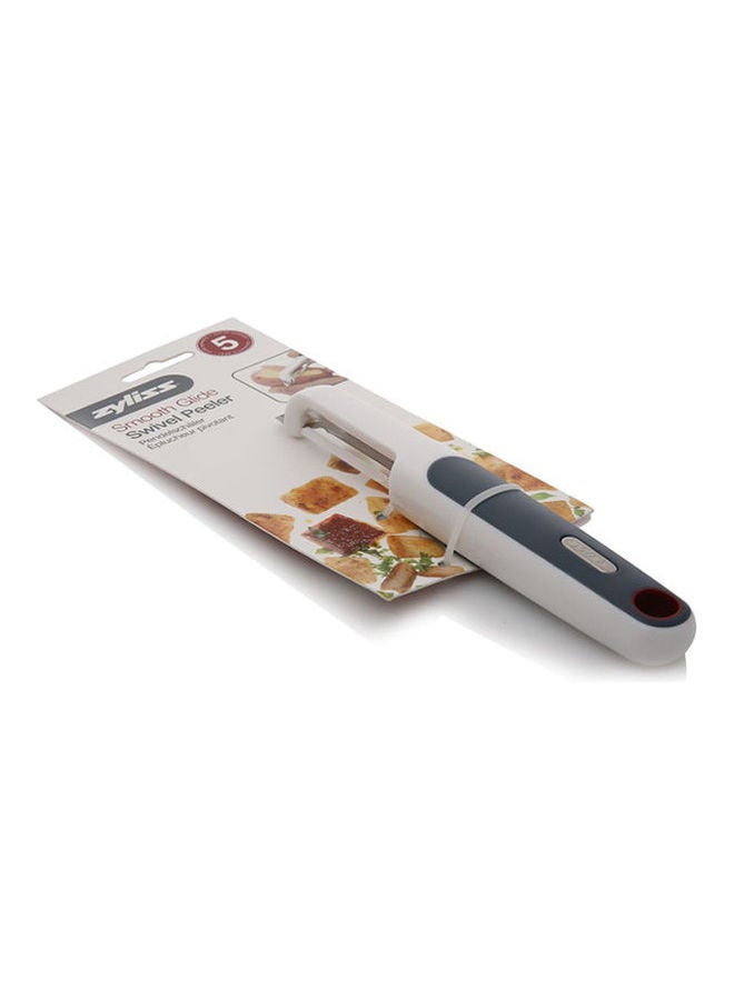 Zyliss Smooth Glide Swivel Peeler White