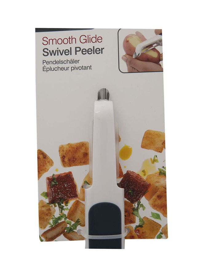 Zyliss Smooth Glide Swivel Peeler White