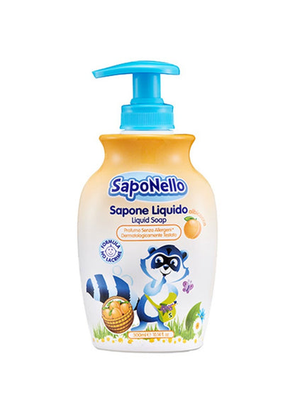 SapoNello Apricot Liquid Soap Clear 300ml