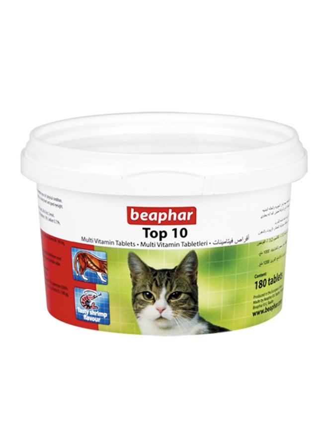 Beaphar Top 10 Cat Multivitamins 180 Tablets