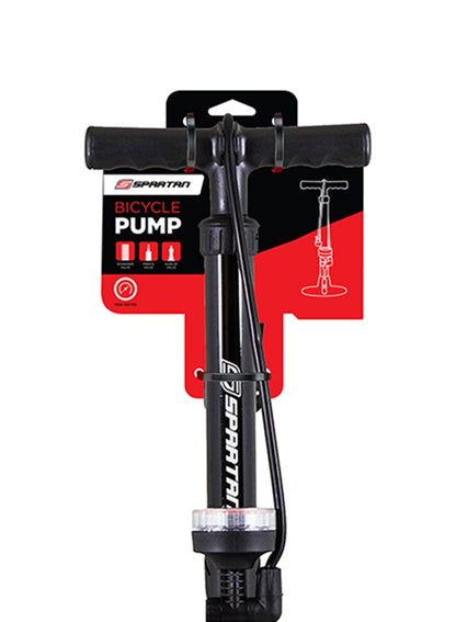 Spartan Bicycle Pump With Gauge 120 PSI