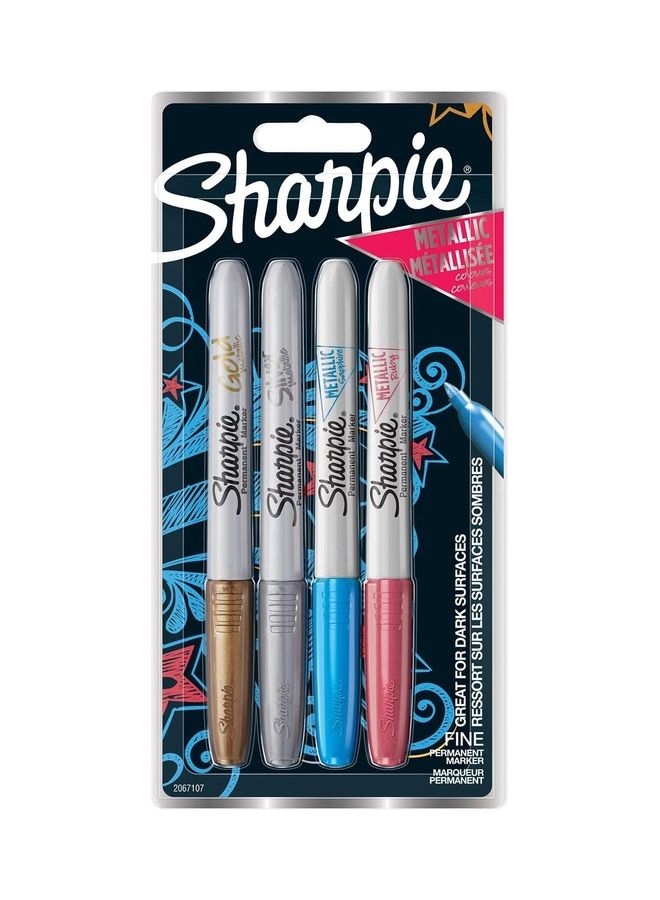 Sharpie Metallic Permanent Markers Set - Premium Quality
