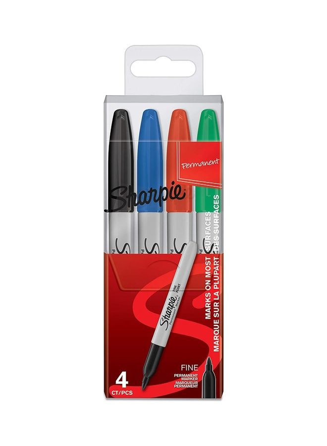 Sharpie 4-Piece Fine Tip Markers Set - Sharpie