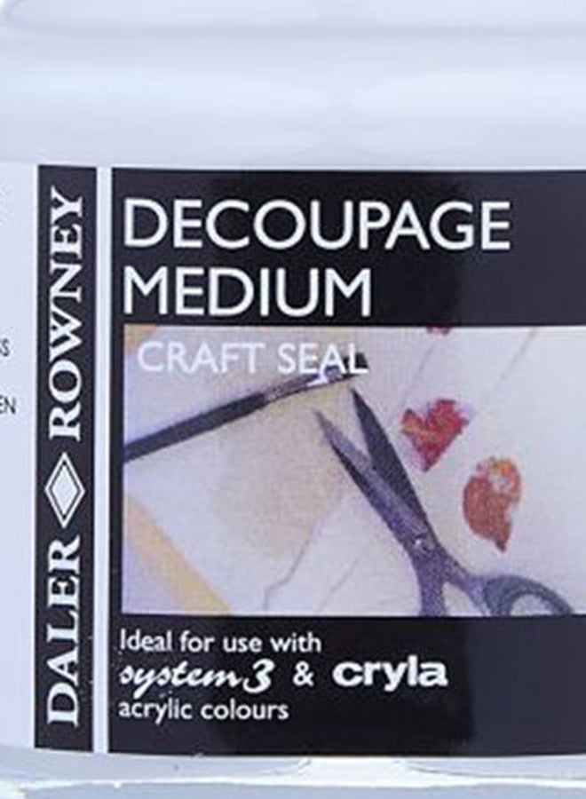 Daler Rowney Decoupage Medium, 75 Ml White