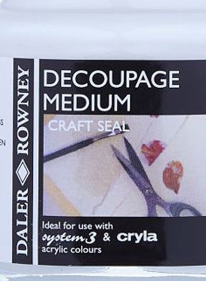 Daler Rowney Decoupage Medium, 75 Ml White