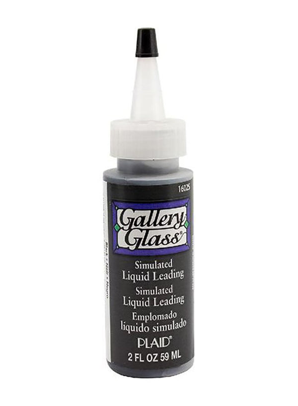PLAID Gallery Glass Painting Liquid Leading Black