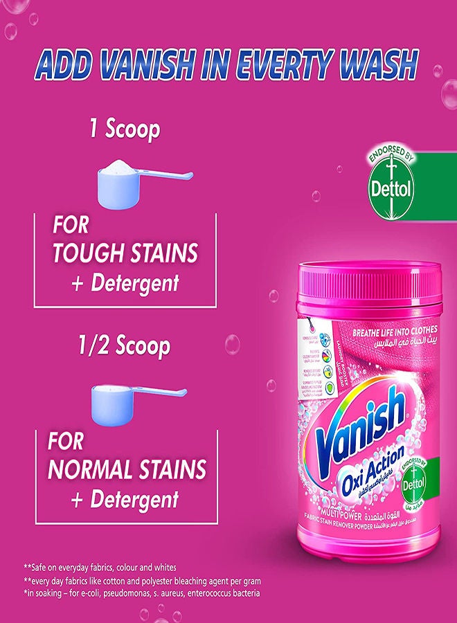 Vanish Oxi Action Stain Remover - Pink 450g