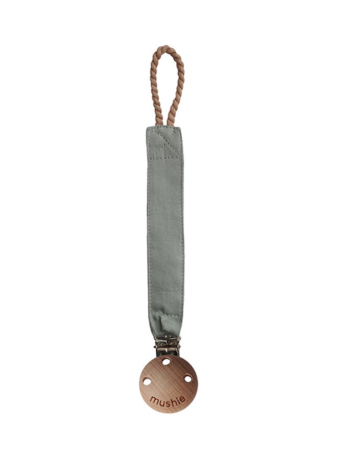 Mushie Fabric Clip - Roman Green