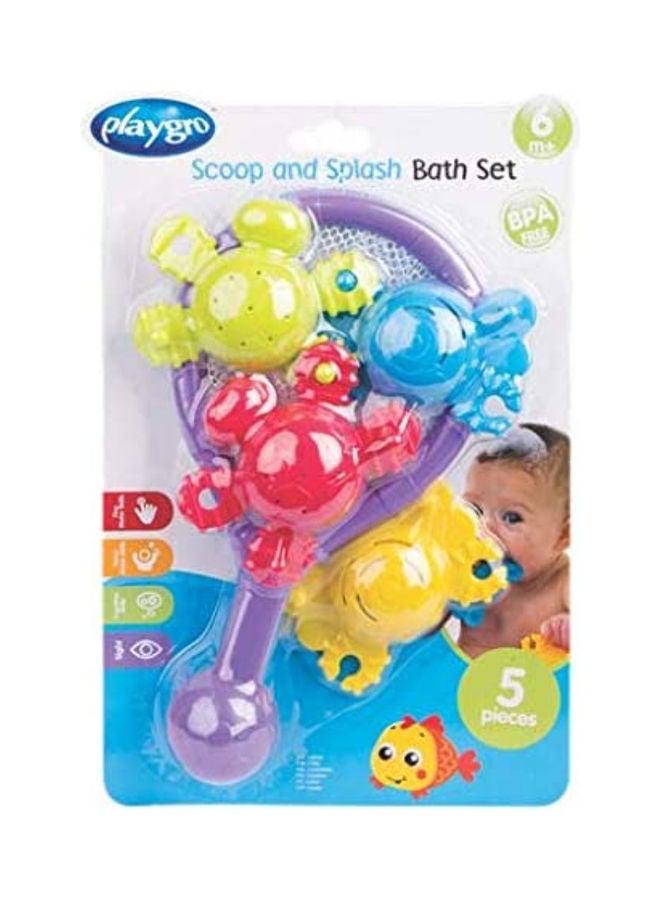 Playgro 5-Piece Scoop And Splash Bath Set