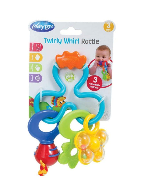 Playgro Twirly Whirl Baby Rattle Toy