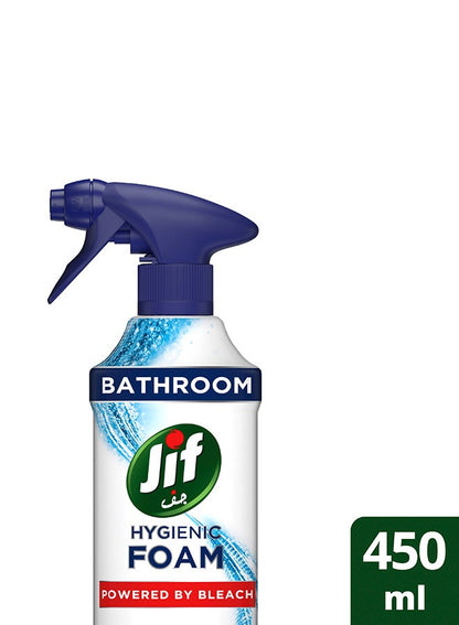 Jif Foam Bathroom Spray 450ml - Premium Cleaners
