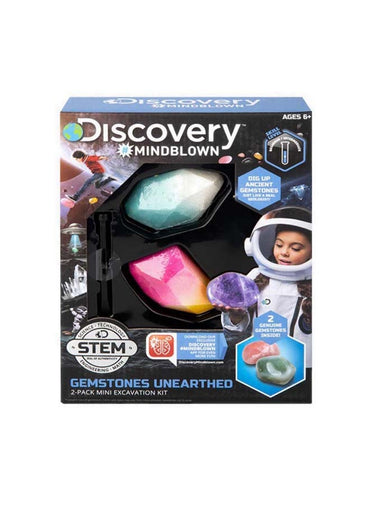 Discovery Toy Excavation Kit Mini Gemstone 2PC 22.86 x 22.86 x 7.11cm