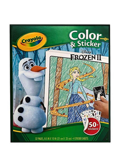 Crayola Color & Sticker, Frozen, For Kids