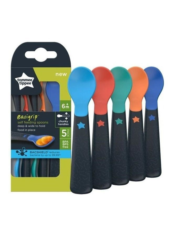 Tommee Tippee 5-Piece Easi Grip Spoon Set