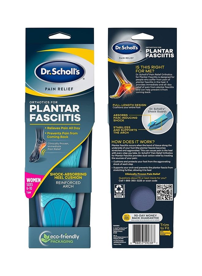 Dr. Scholl'S Pain Relief Orthotics for Plantar Fasciitis
