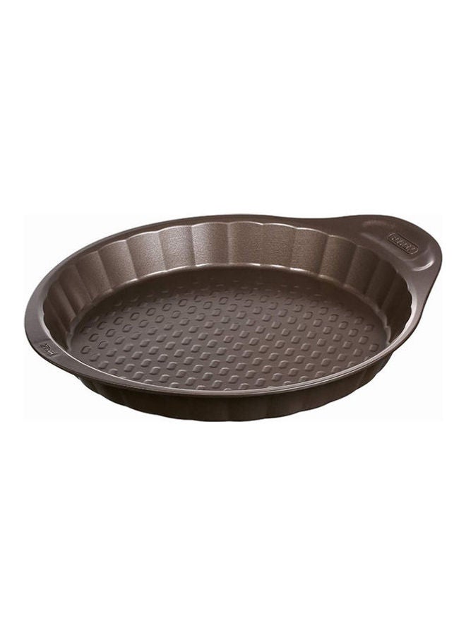 PYREX Asimetria Easy Grip Flan Pan Brown 30cm
