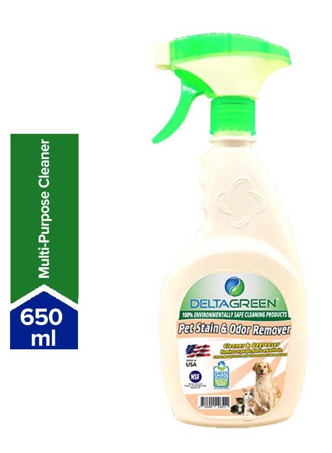 DELTA GREEN Pet Stain & Odor Remover 650ml