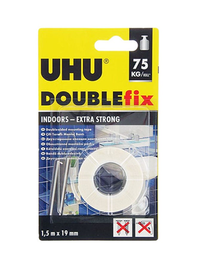 UHU Double Face Fix Clear - Premium Adhesive Tape