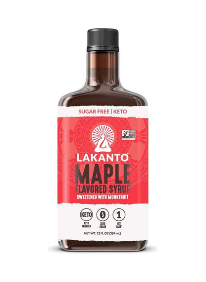 LAKANTO Monkfruit Sweetened Maple Syrup 384ml