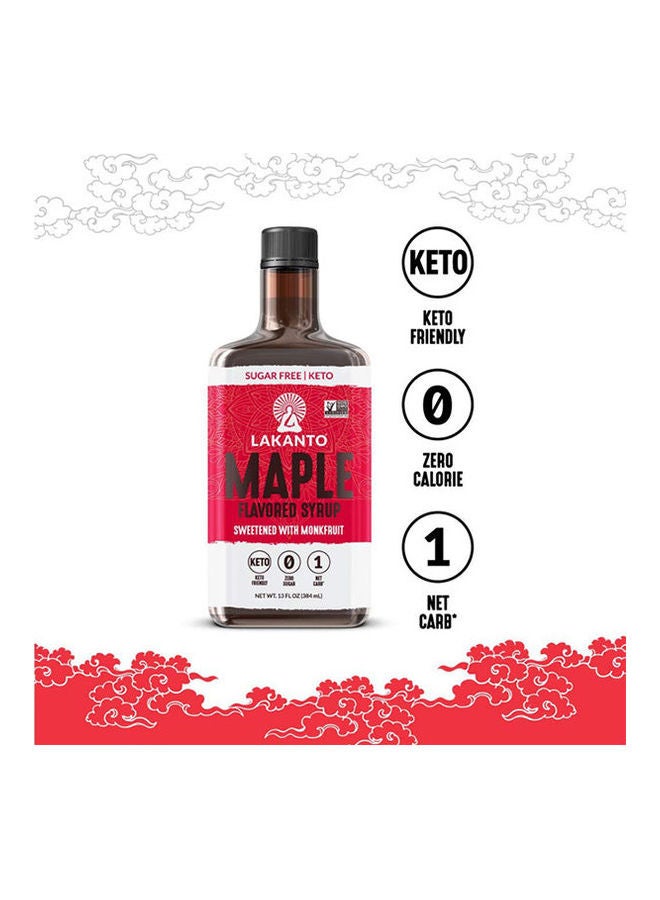 LAKANTO Monkfruit Sweetened Maple Syrup 384ml
