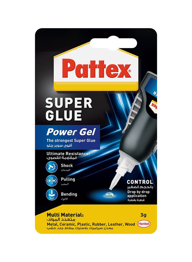 Pattex Power Gel Control Super Glue 3g