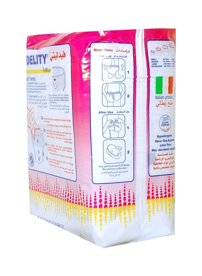 FIDELITY Adult Pull-On Pants, Extra Large - Pack of 10