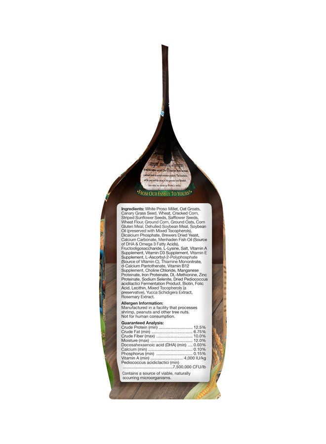 BROWN'S Encore Classic Natural Parrot Food 1.81kg