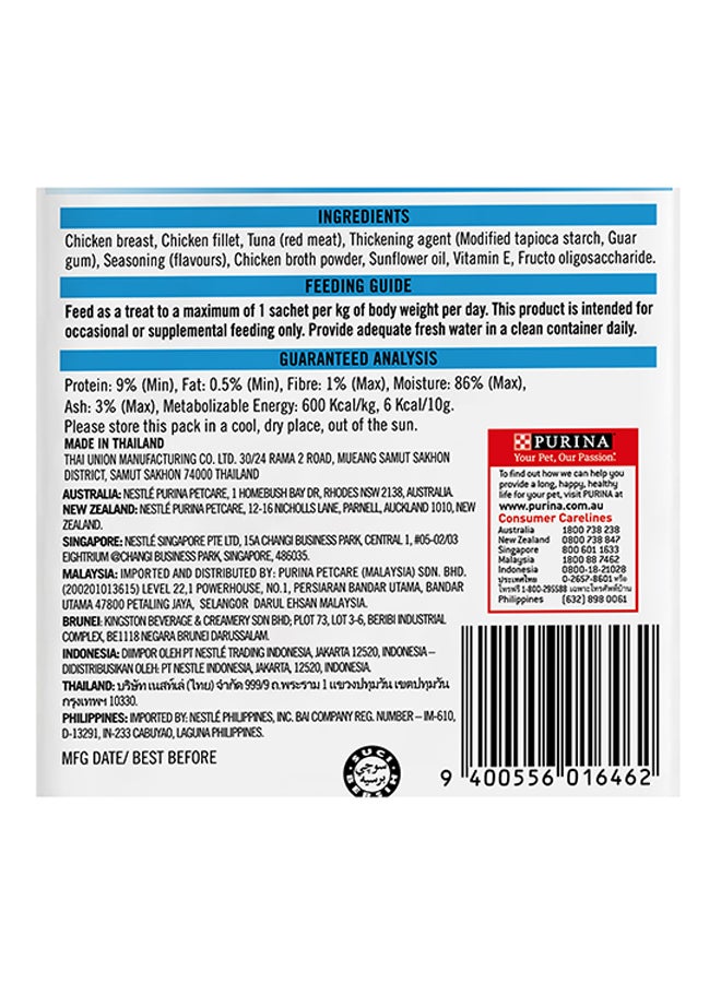 Fancy Feast Puree Kiss Chicken with Tuna Flakes - PURINA
