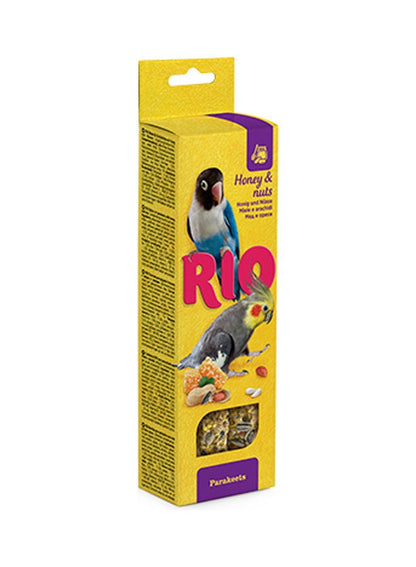 RIO Sticks For Parakeets With Honey And Nuts Brown 150grams