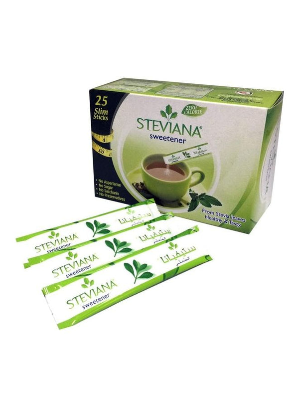 Steviana Sweetener Sticks 25 Pack